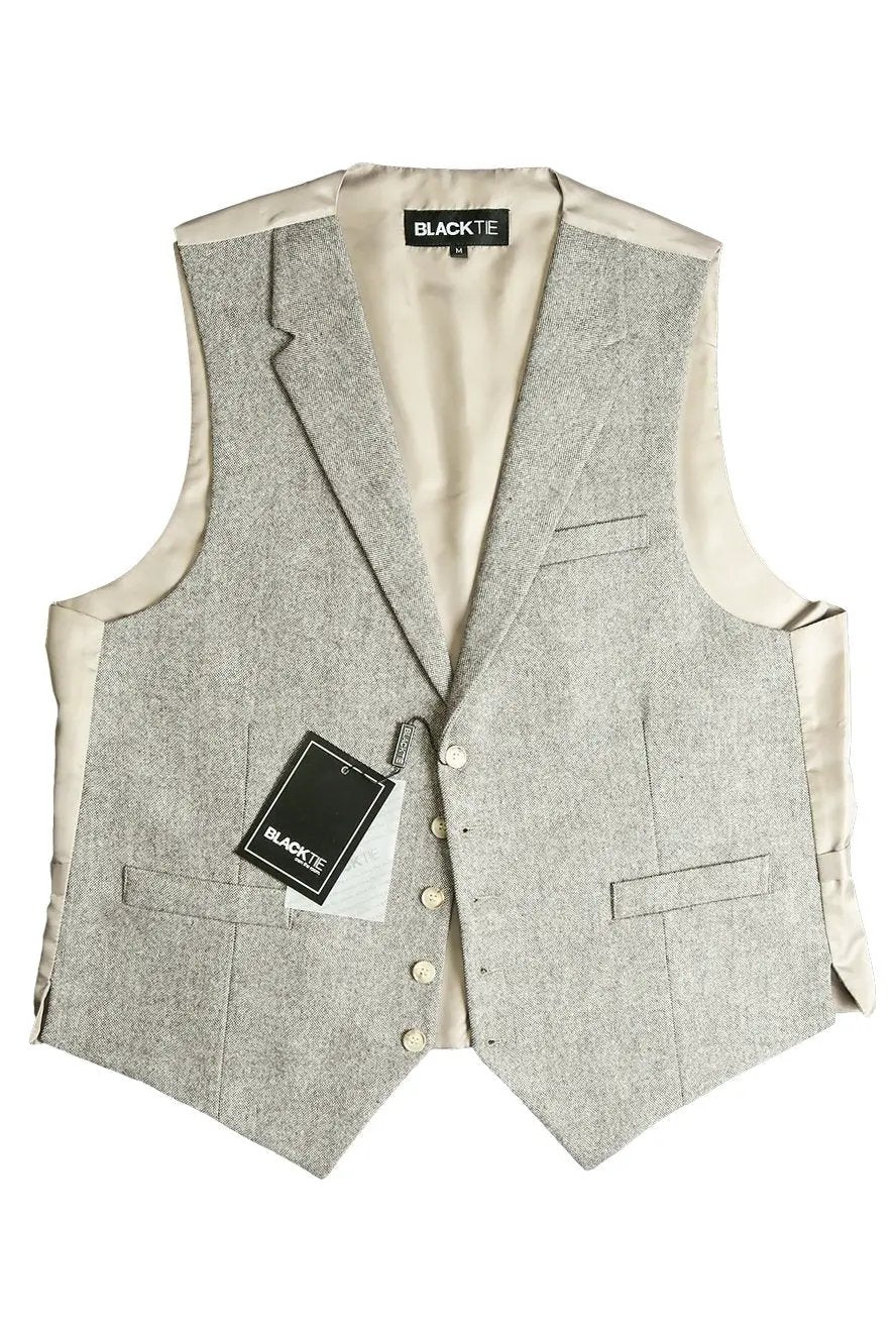 "Camdyn" Tweed Vest by Tux-USA
