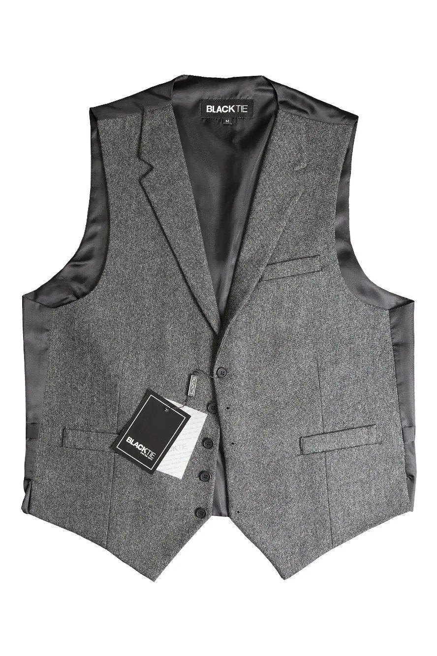 "Camdyn" Tweed Vest by Tux-USA