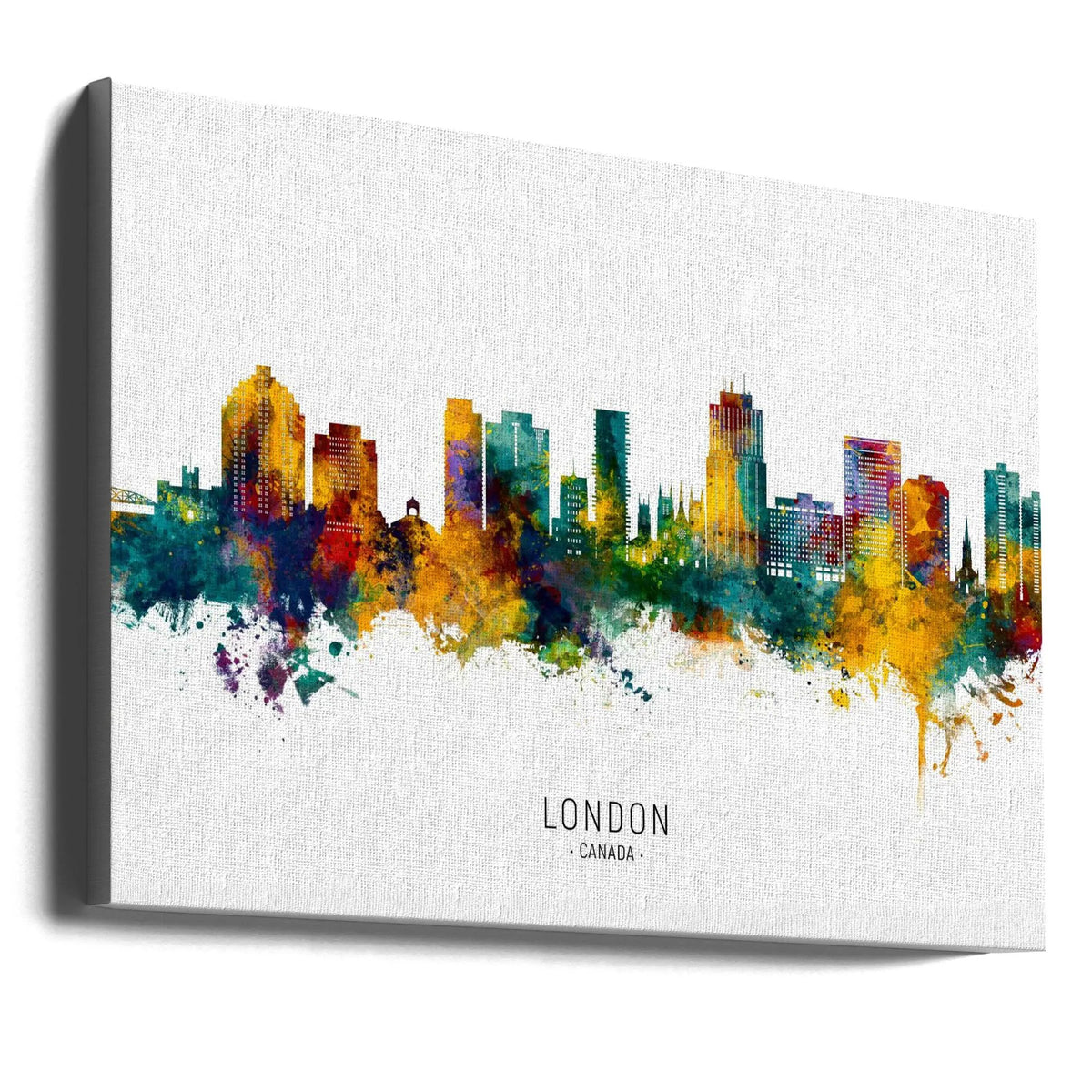 Wall art London Canada Skyline by Michael Tompsett
