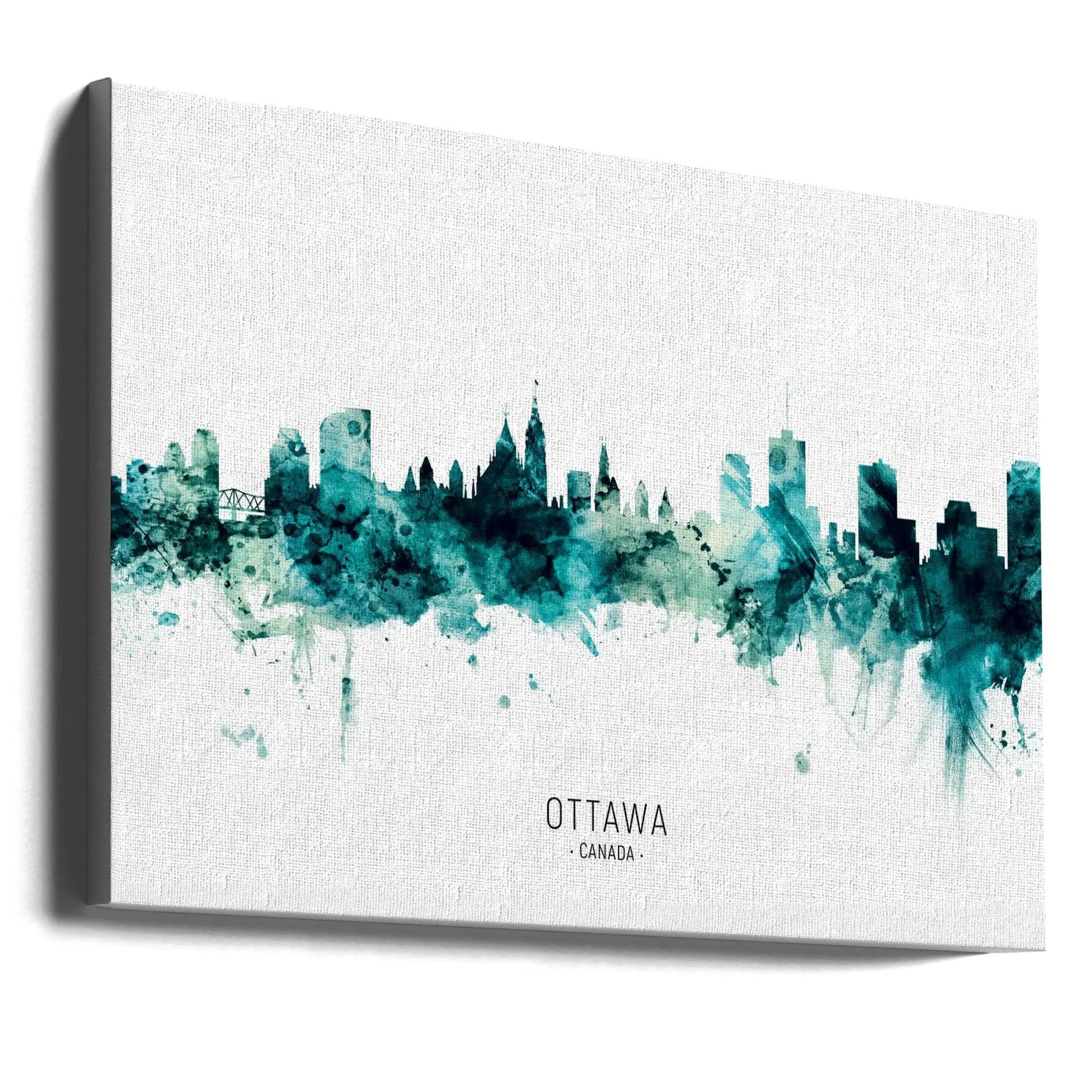 Wall art Ottawa Canada Skyline by Michael Tompsett