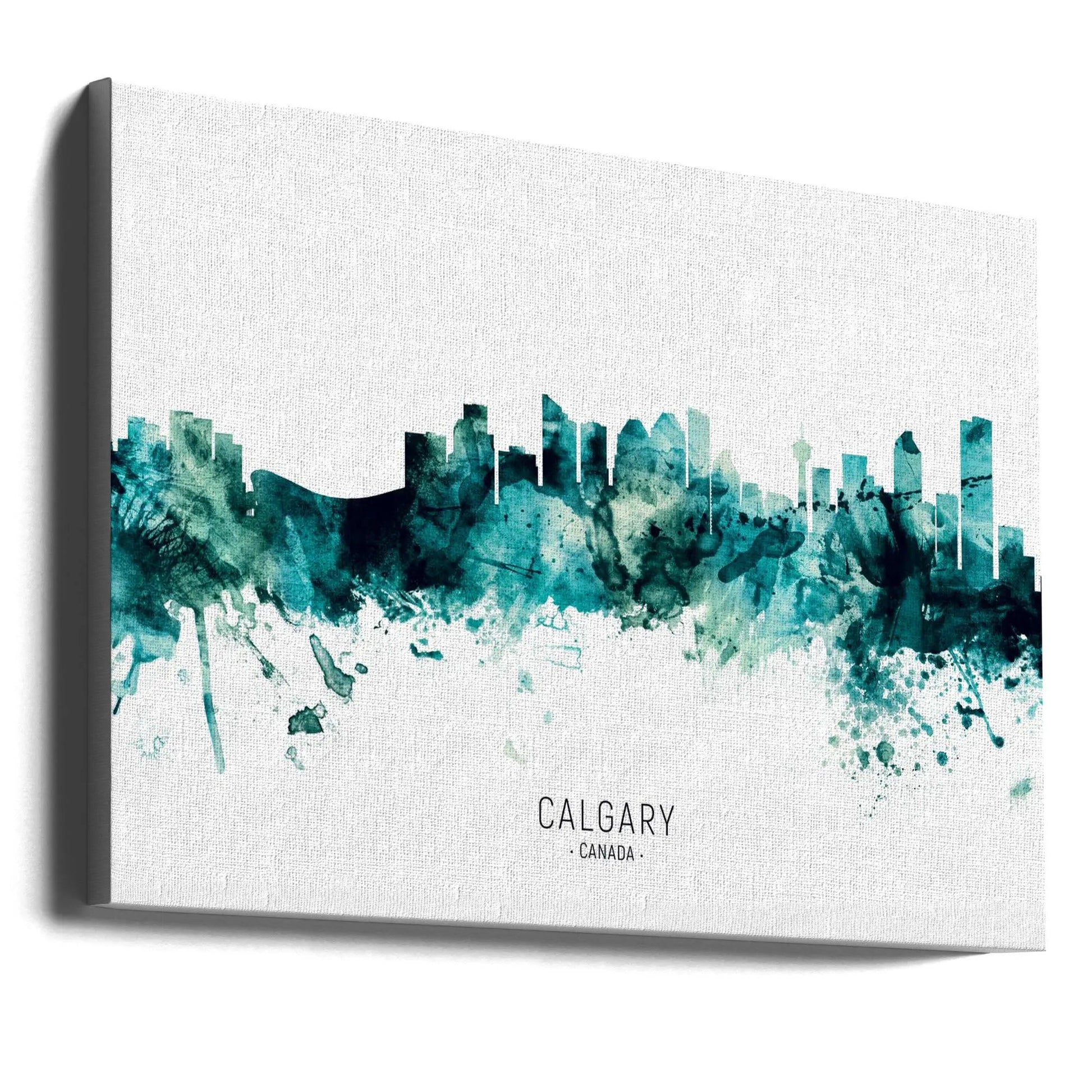 Wall art Calgary Canada Skyline by Michael Tompsett