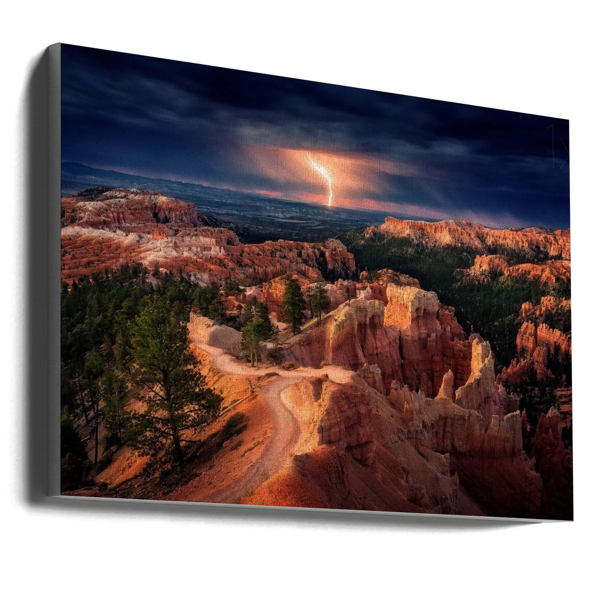 Lightning over Bryce Canyon by Stefan Mitterwallner