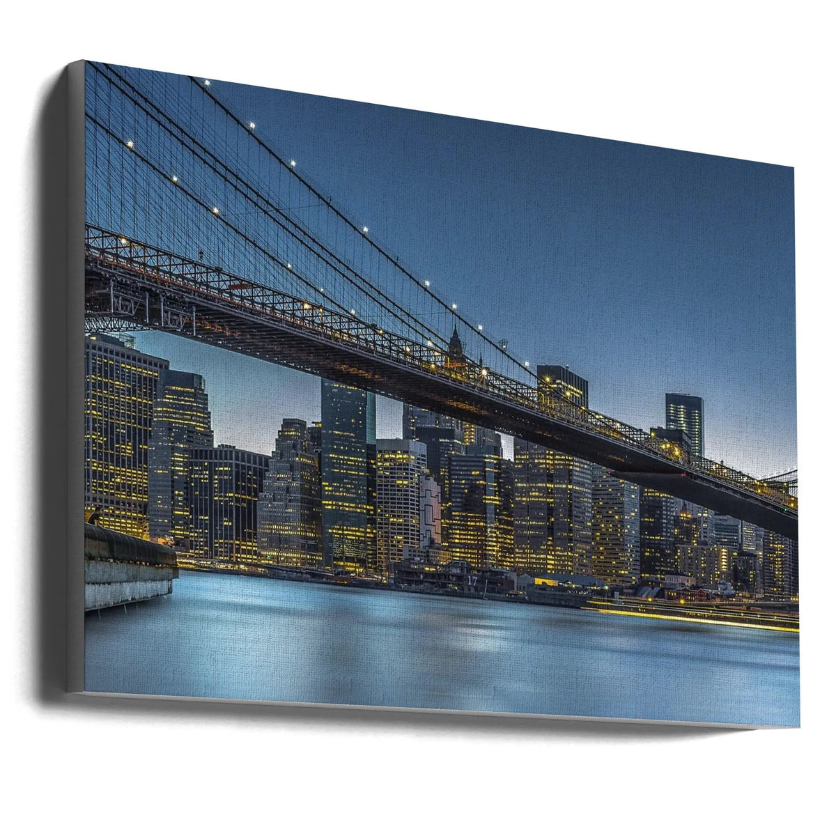 Wall art New York - Blue Hour over Manhattan by Michael Jurek