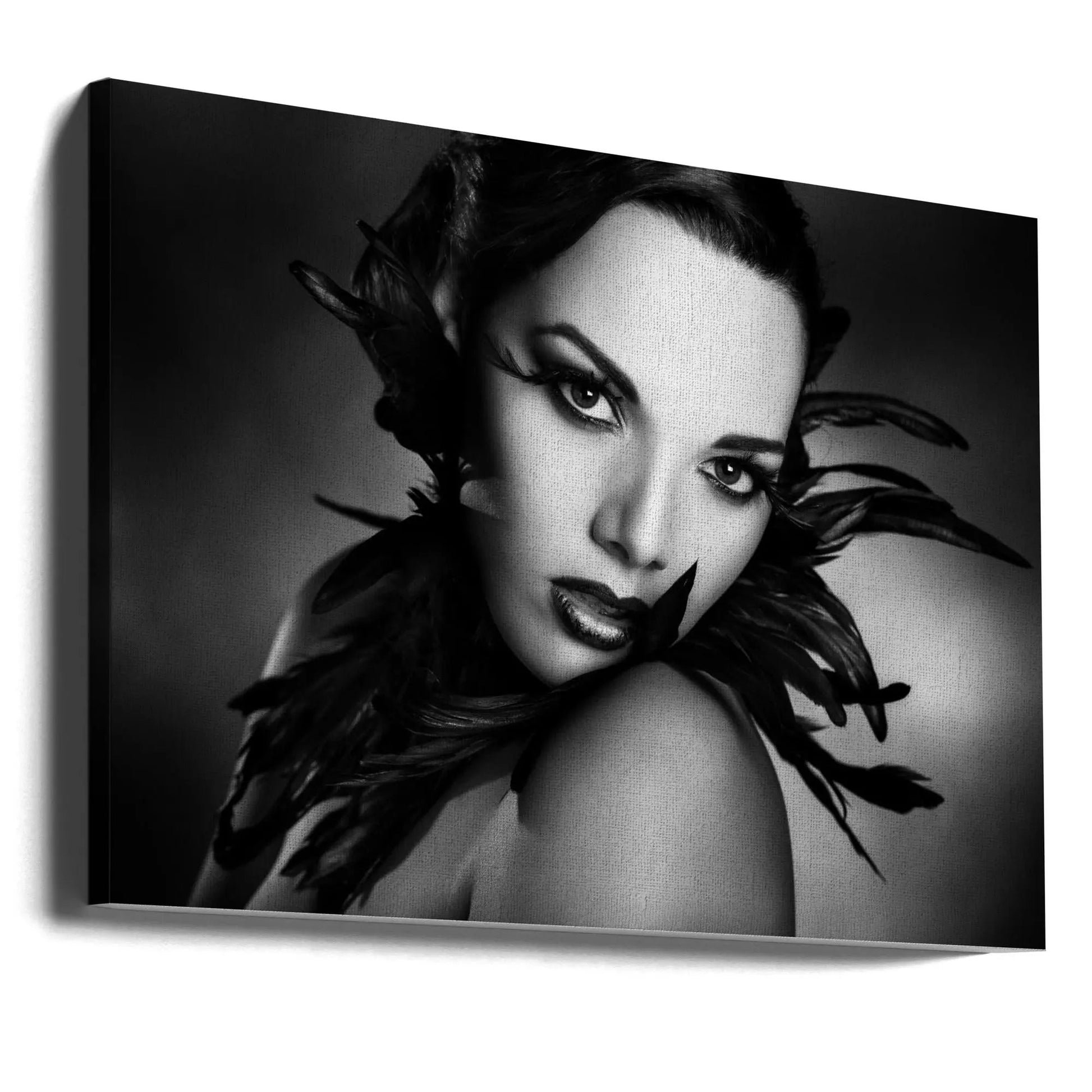 Wall art The black feathers by Peppe Tambè