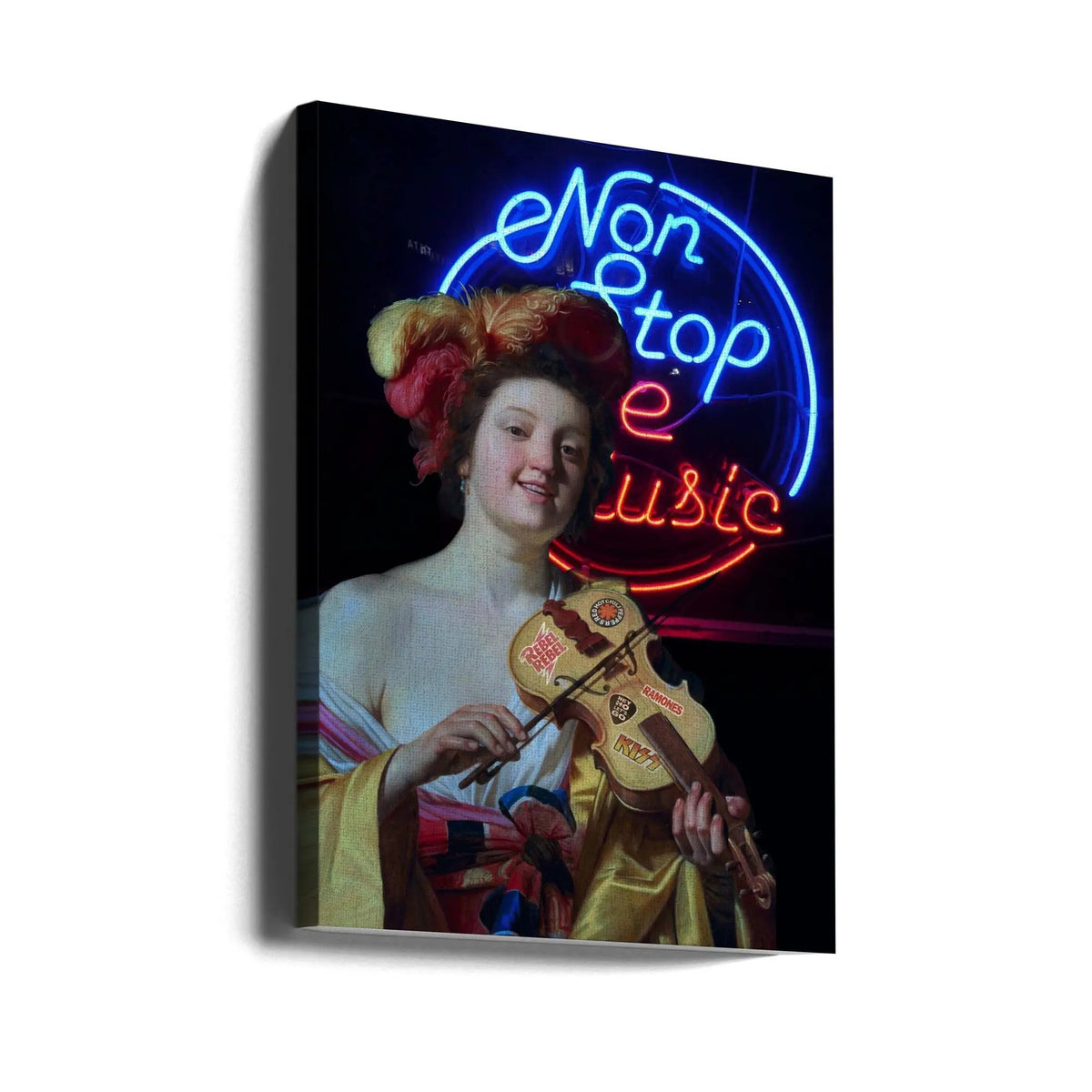 Non Stop the Music- Canvas Print by Dikhotomy