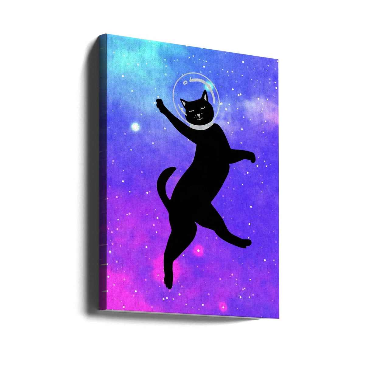 Wall art Happy Space Cat by Raissa Oltmanns