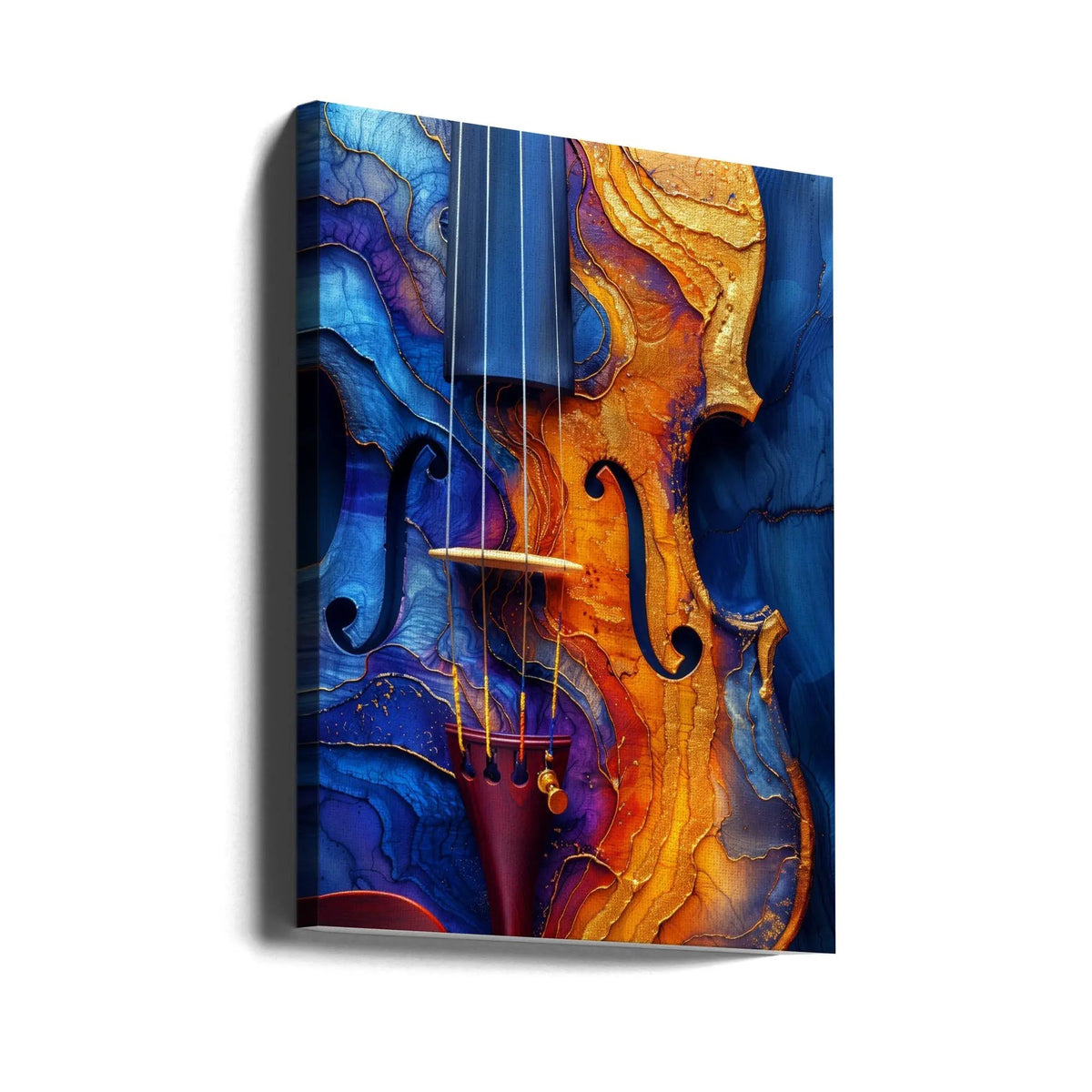 Music Violin 2--Poster Music Canvas Print by Justyna Jaszke