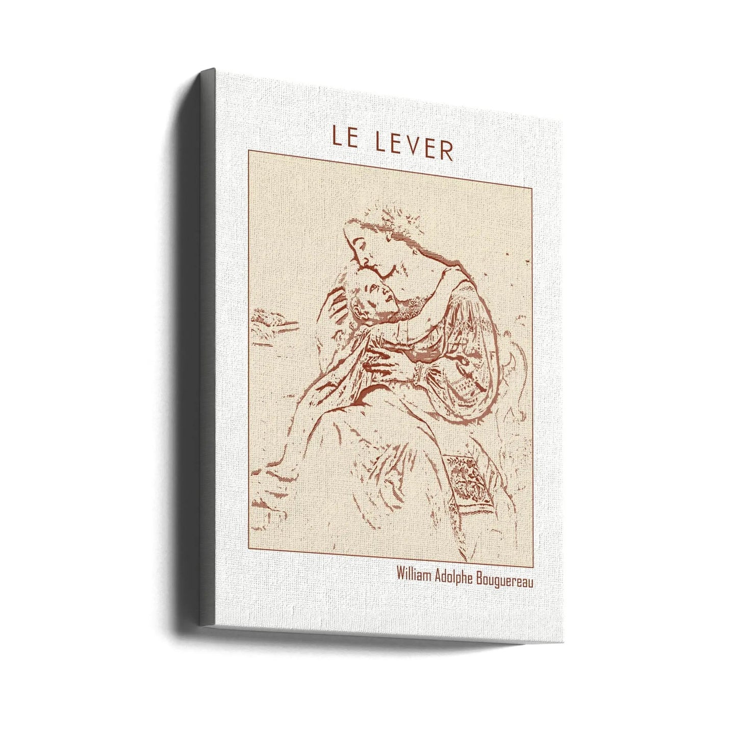 Wall art Line Art Minimalist – Le Lever (1865) by Doa Project