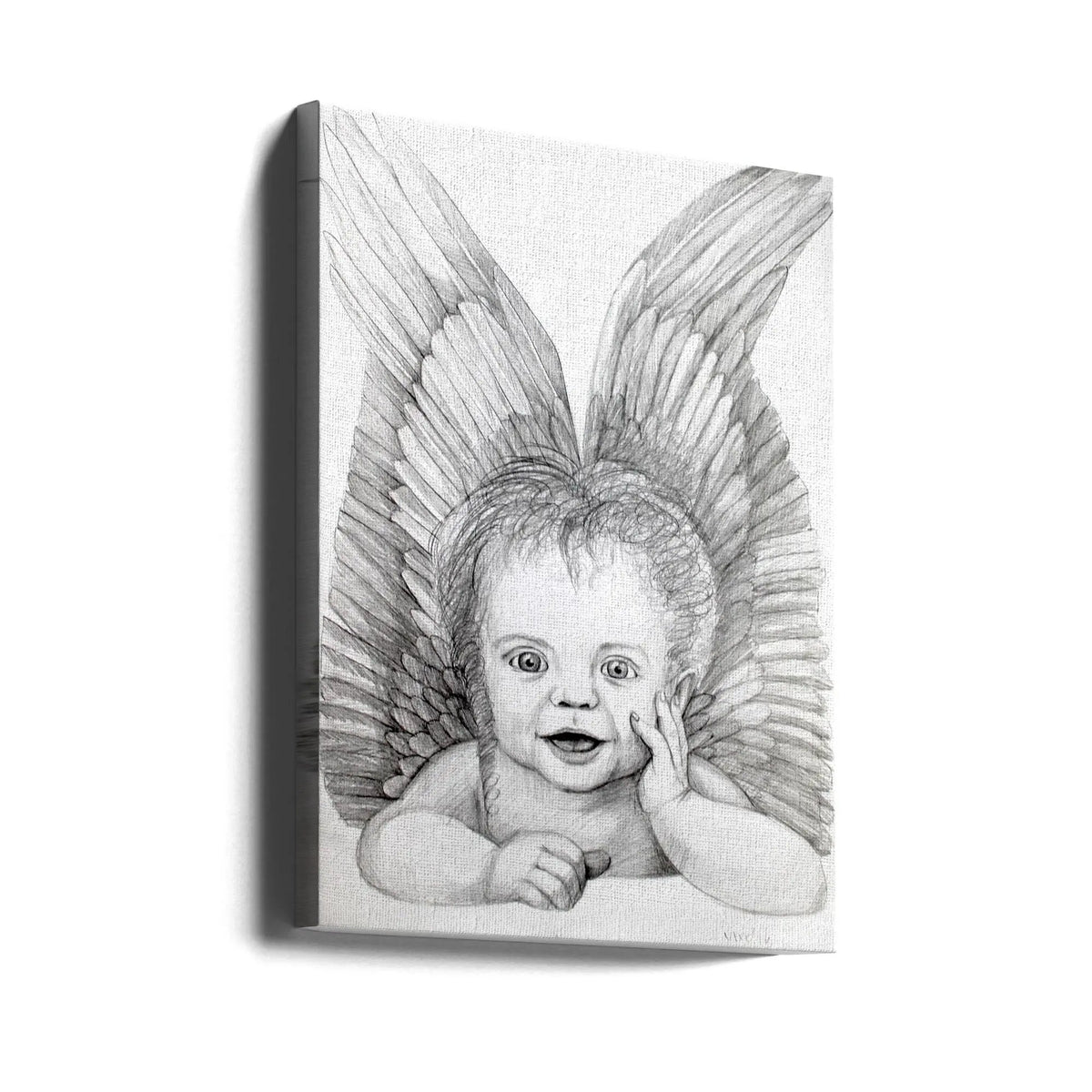 Wall art Cherubic Baby Angel by Violeta Vollmer