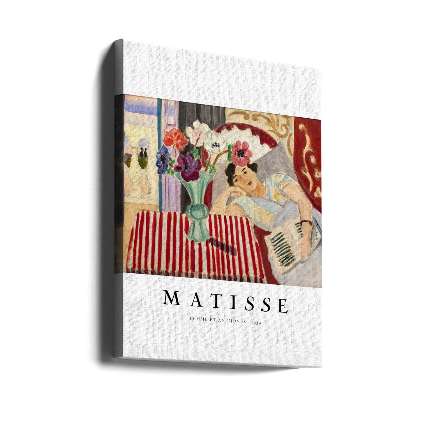 Wall art Femme Et Anémones by Henri Matisse