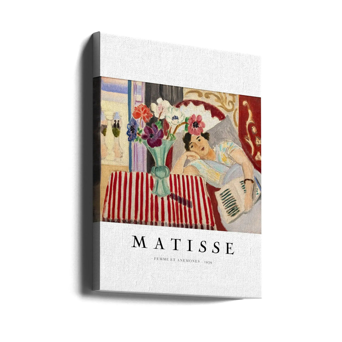 Wall art Femme Et Anémones by Henri Matisse