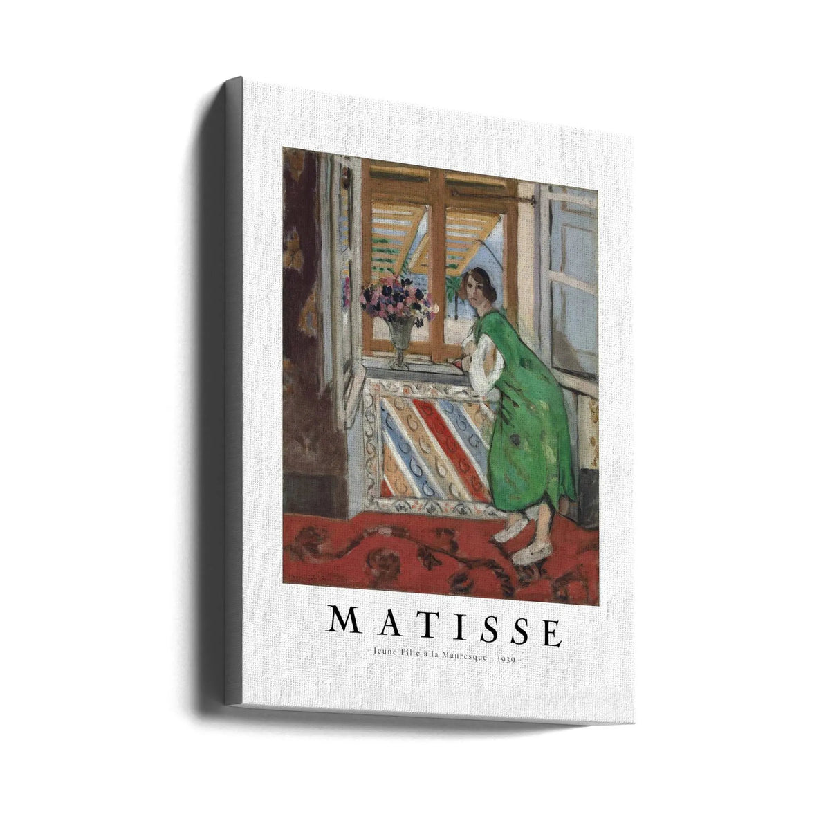 Wall art Jeune Fille a La Mauresque 1939 by Henri Matisse