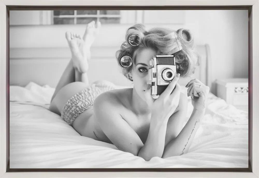Wall art A chick, a click, and a curl by Pagan_Moon