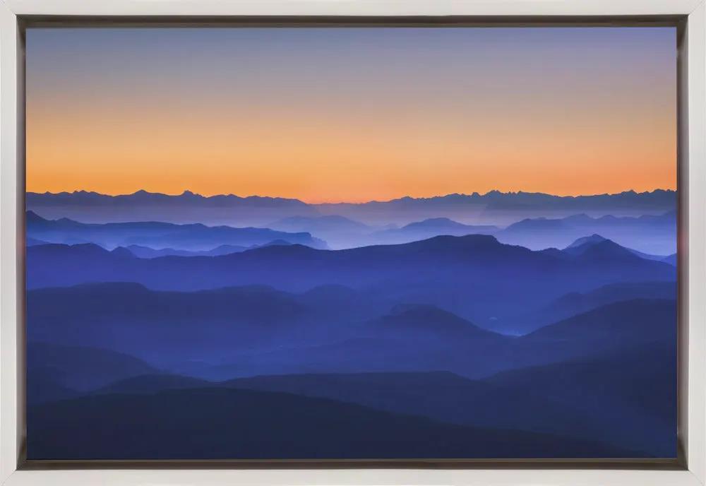 Wall art Misty Mountains by David Bouscarle