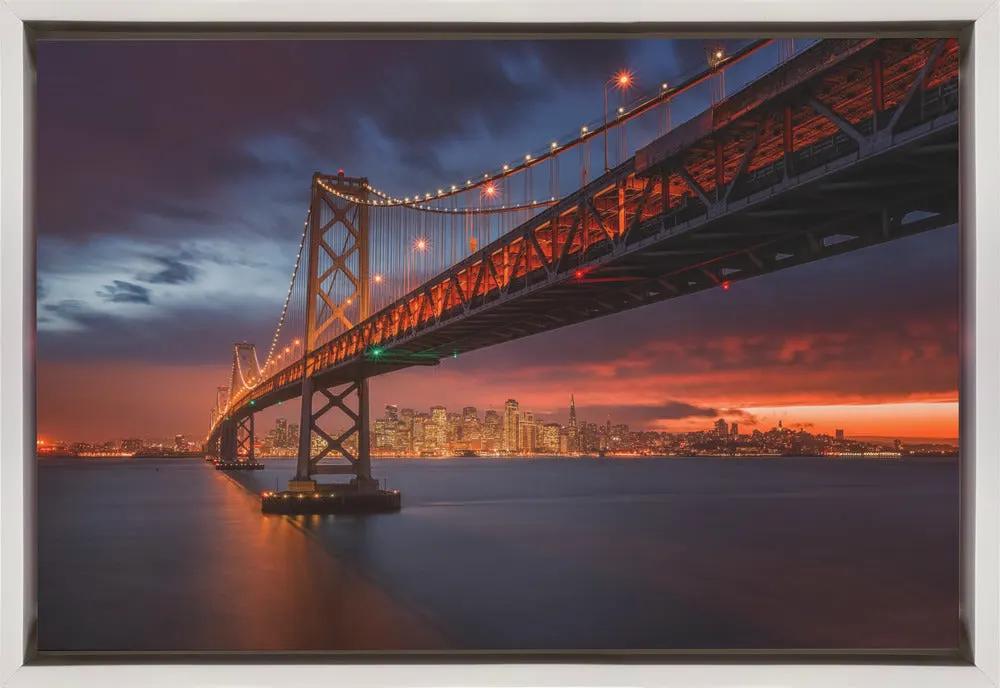 Wall art Fire over San Francisco by Toby Harriman
