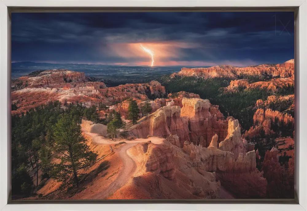 Lightning over Bryce Canyon by Stefan Mitterwallner