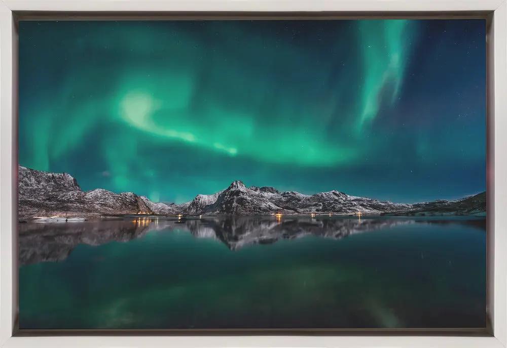 Lofoten Aurora Reflection by Javier de la Torre