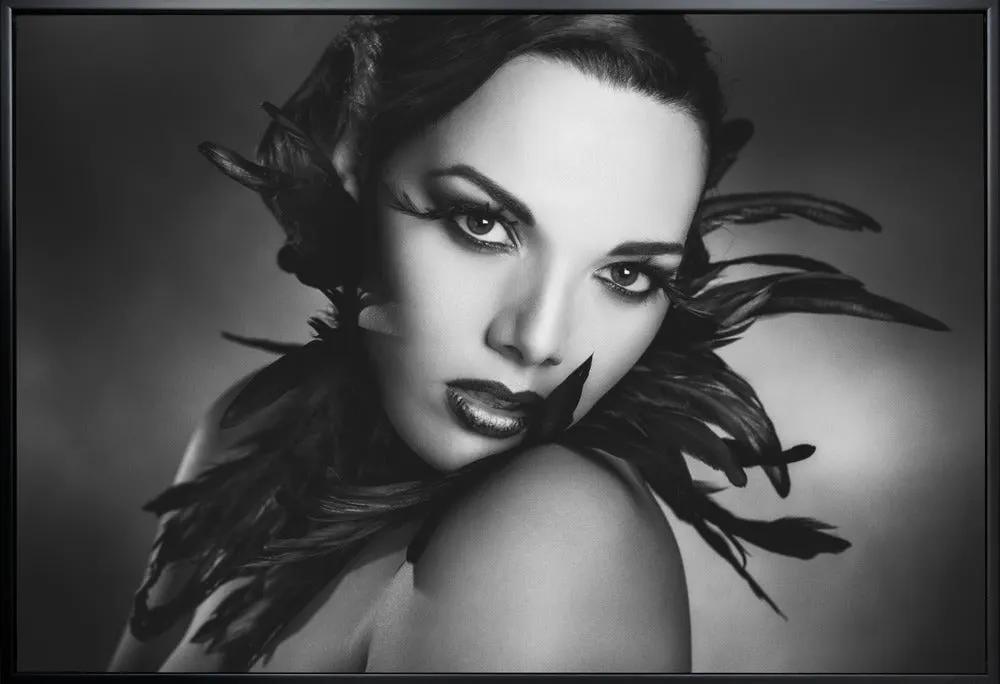 Wall art The black feathers by Peppe Tambè