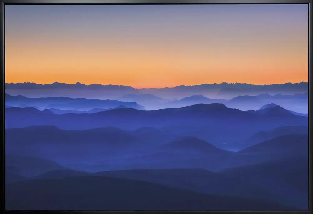 Wall art Misty Mountains by David Bouscarle