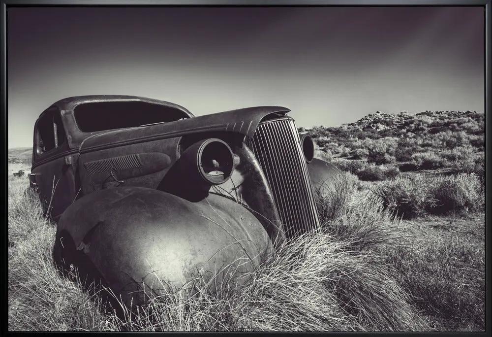 Wall art Disposed-Car by Mike Kreiten