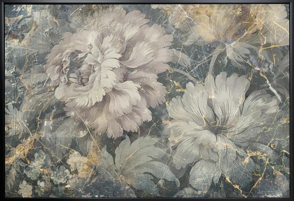 Wall art Flower Floral Art Illustration Wallart 011 by Rafal Kulik