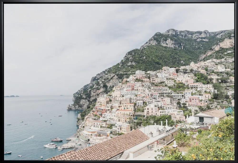 Wall art Positano at the Amalfi Coast by Photolovers