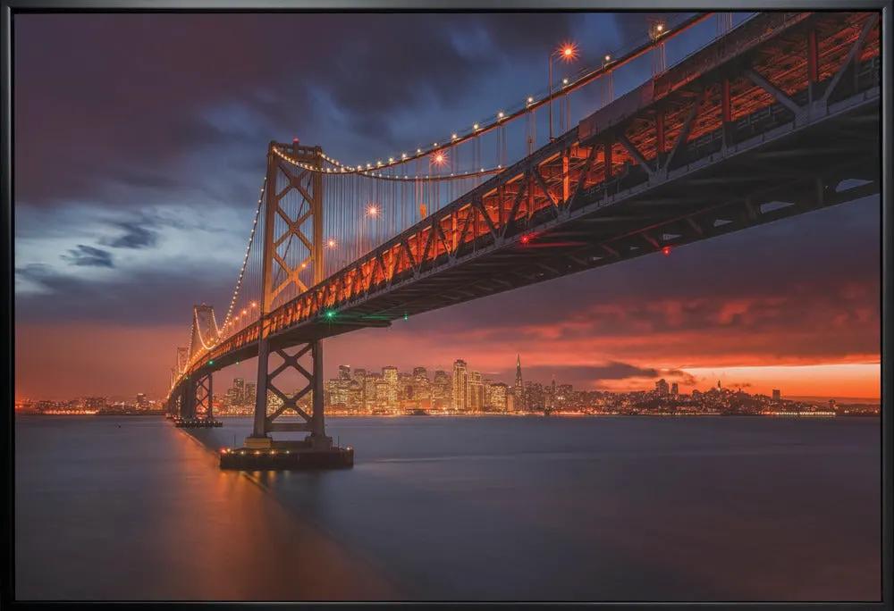 Wall art Fire over San Francisco by Toby Harriman