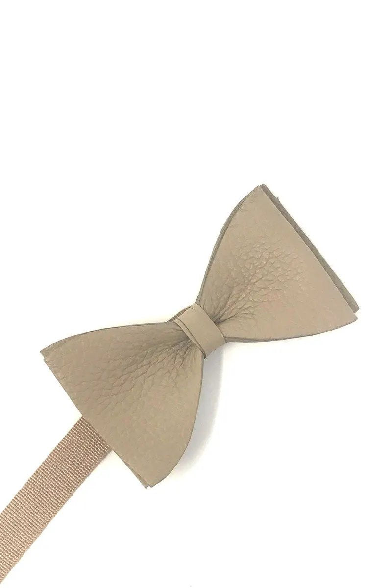 Textured Leather Bow Tie by Tux-USA