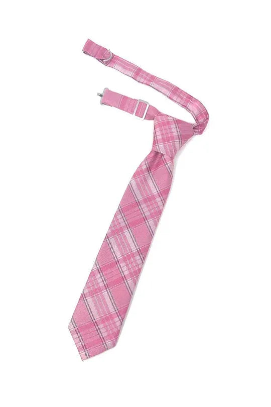 Madison Plaid Kids Necktie by Tux-USA