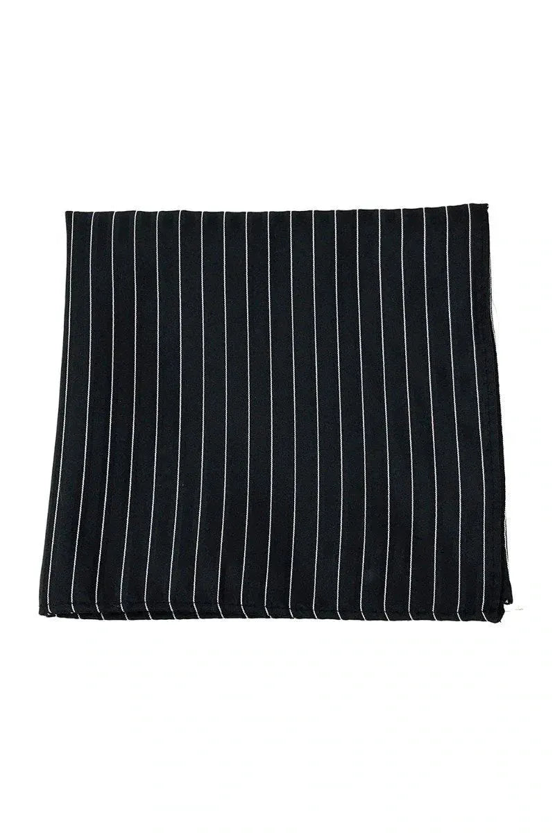 Newton Stripe Pocket Square by Tux-USA