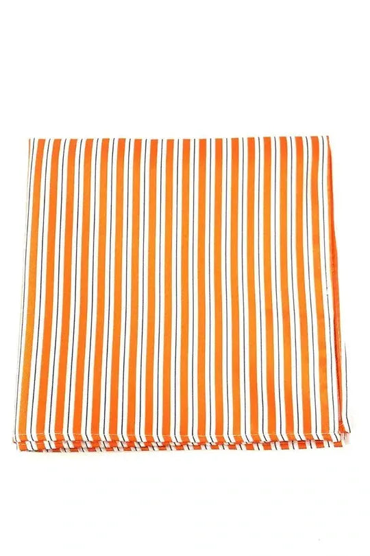 Newton Stripe Pocket Square by Tux-USA