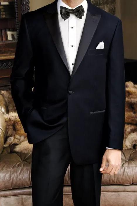 "Kensington" Black Velvet Dinner Jacket (Separates) by Tux-USA