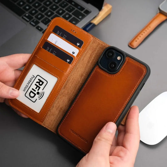 Casper iPhone 16 Plus Wallet Case Leather MagSafe by TORONATA