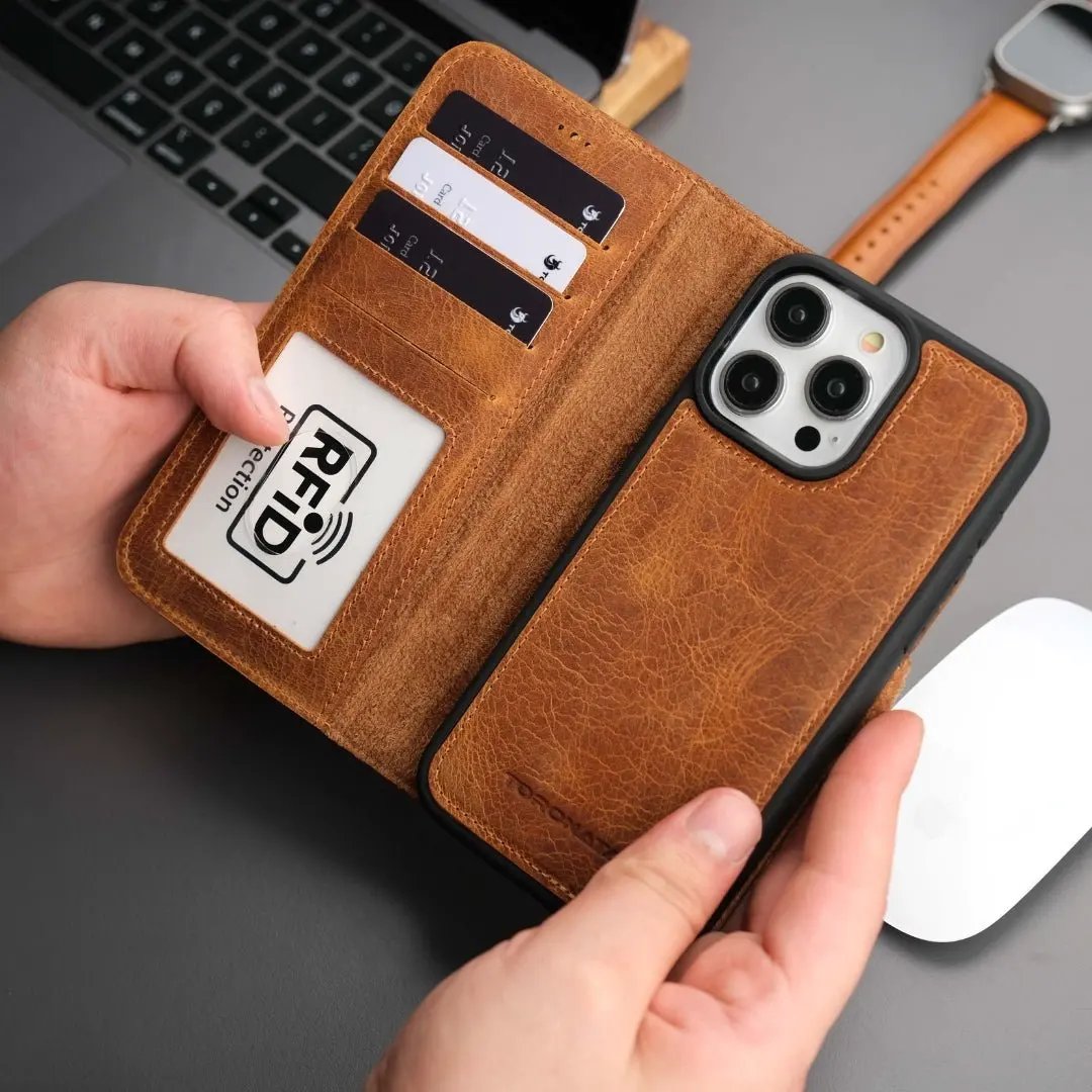 Casper iPhone 17 Pro Max Leather Wallet Case – MagSafe Compatible by TORONATA