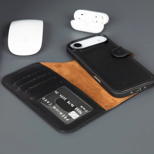 Casper iPhone 17 Air Leather Wallet Case – MagSafe Compatible by TORONATA