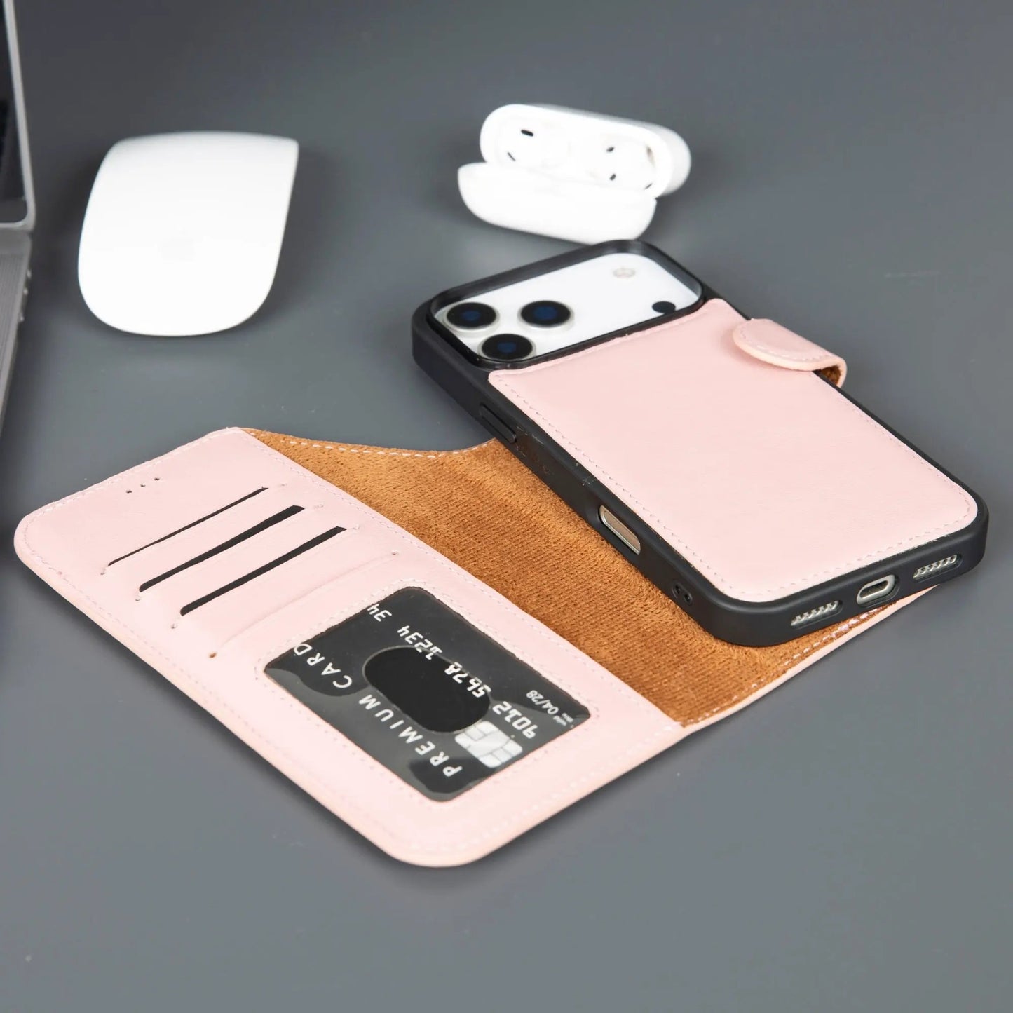 Casper iPhone 17 Pro Leather Wallet Case – MagSafe Compatible by TORONATA