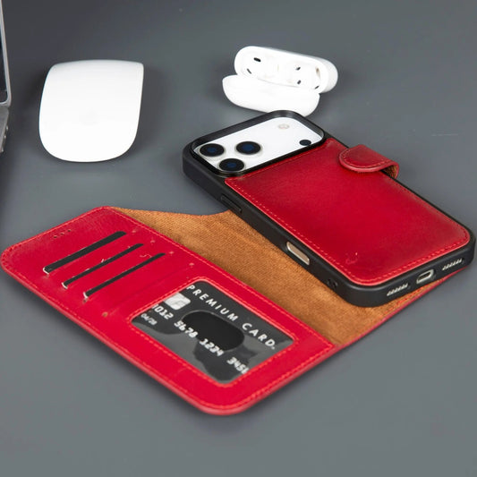 Casper iPhone 17 Pro Leather Wallet Case – MagSafe Compatible by TORONATA