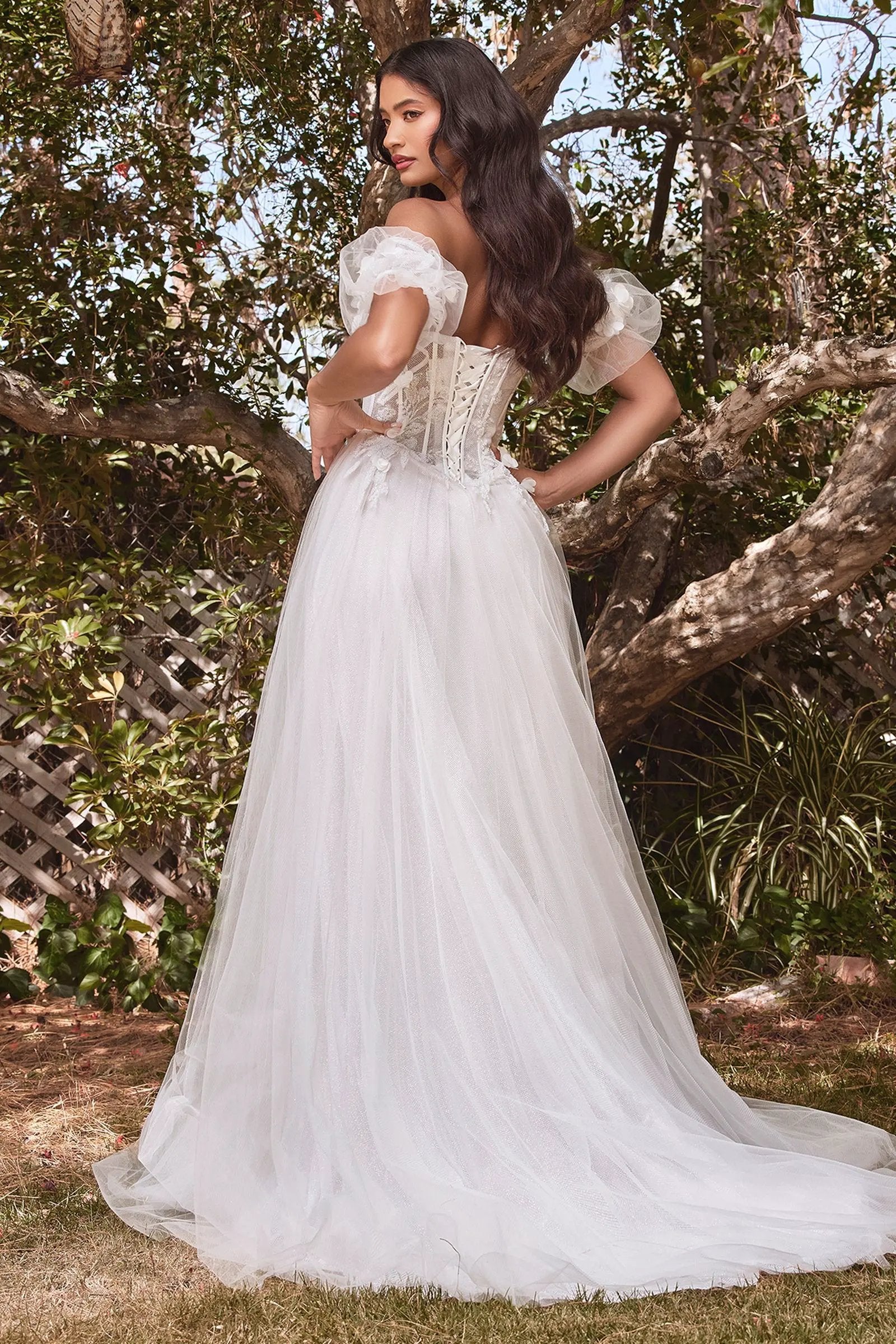 Strapless Floral Ball Gown by Tux-USA
