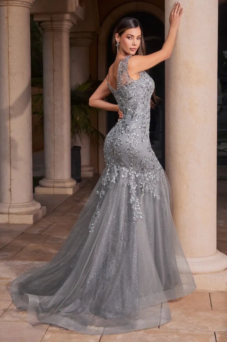 Embellished Mob Mermaid Gown by Tux-USA