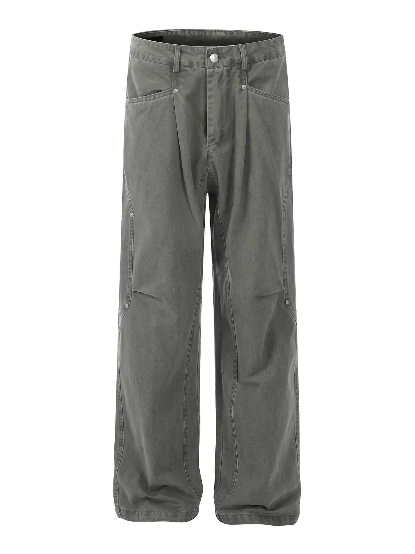 Men's Full Size Loose Fit Pants Plus Size by Trendsi