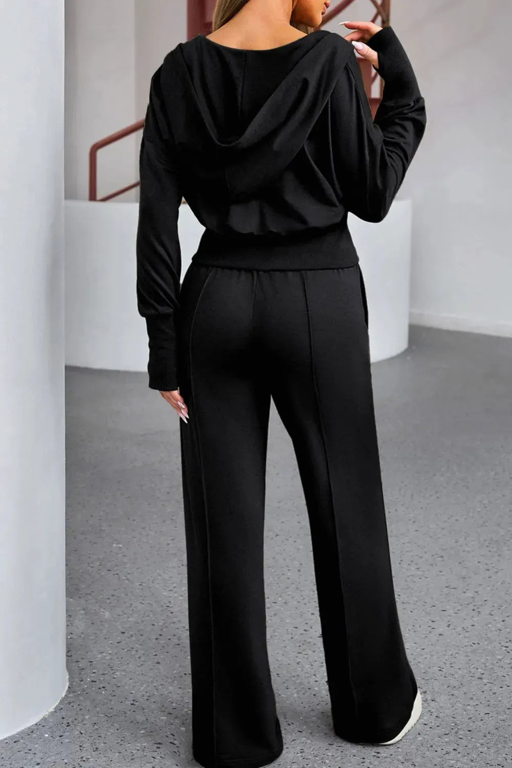 Zip-Up Hoodie and Pants Active Set by Partner Label