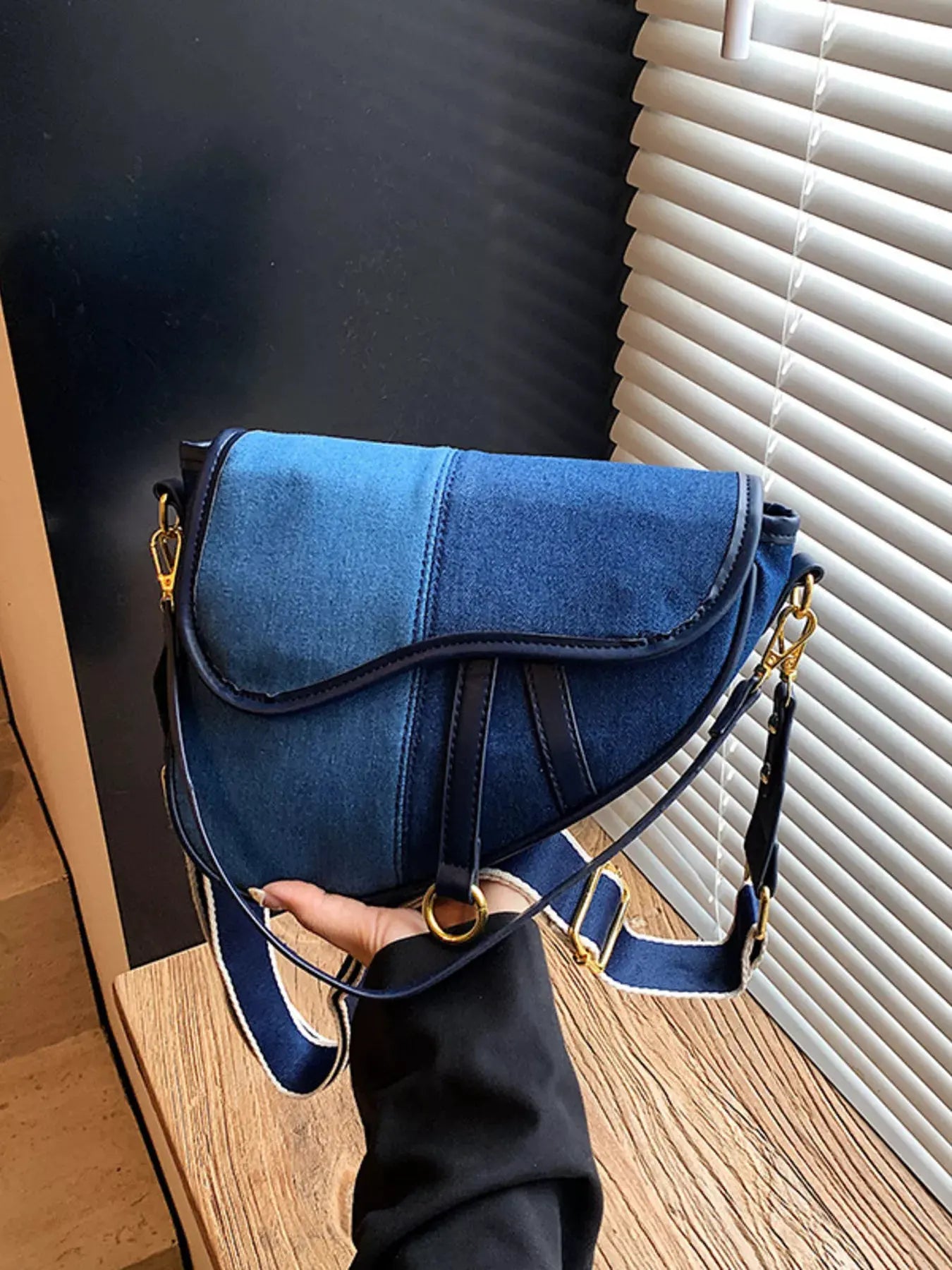 Adjustable Strap Crossbody Bag by Partner Label