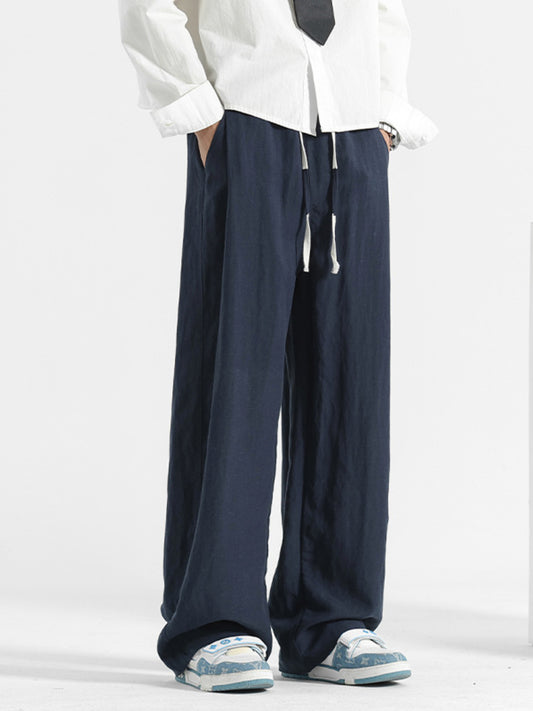 Men's Plus Size Loose Fit Drawstring Pants by Partner Label
