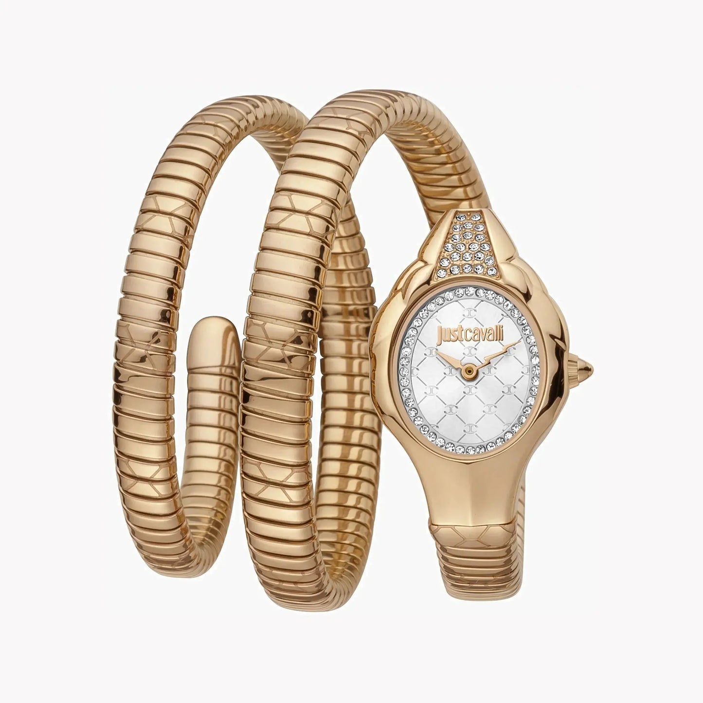 Just Cavalli Women's Rose Gold Watch, Silver Dial | Jc1l189m0055 by JUST CAVALLI