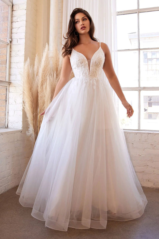 Layered Tulle Bridal Gown by Tux-USA