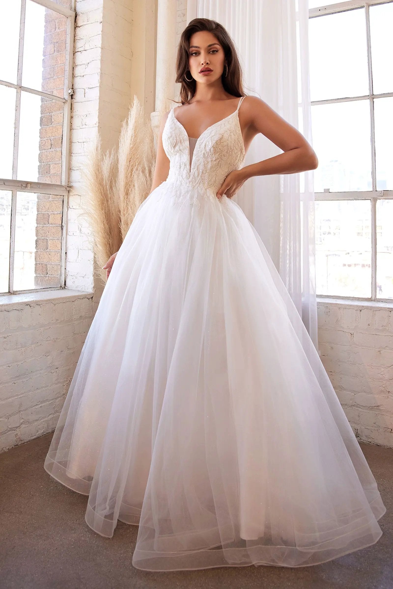 Layered Tulle Bridal Gown by Tux-USA