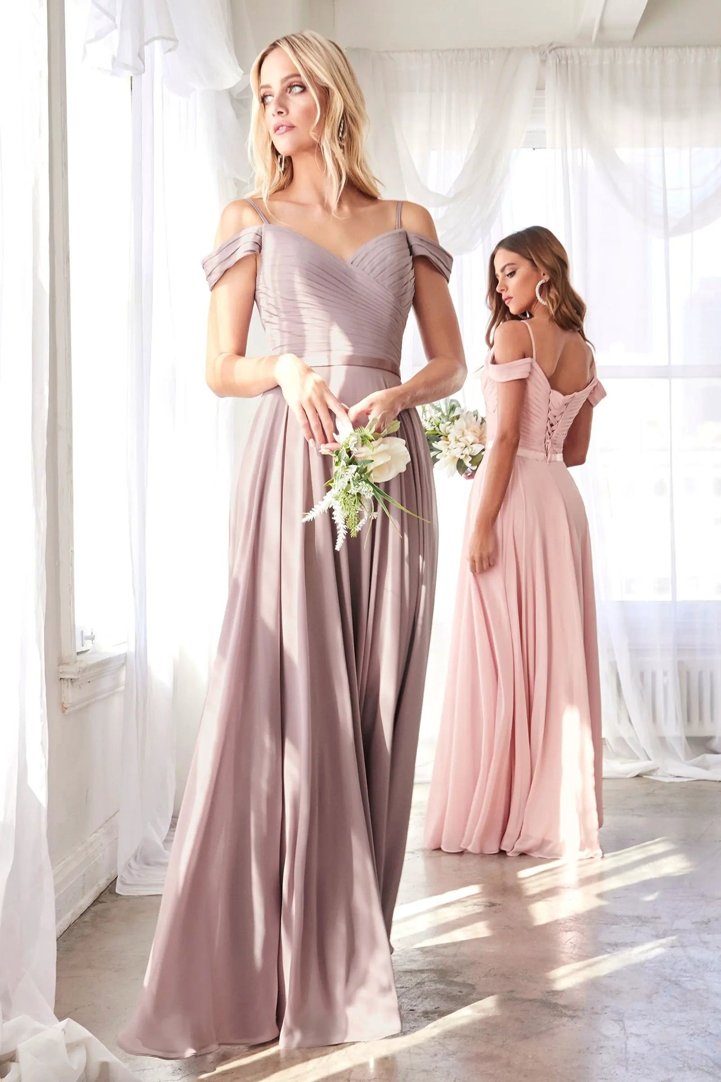 A-Line Chiffon Dress by Tux-USA