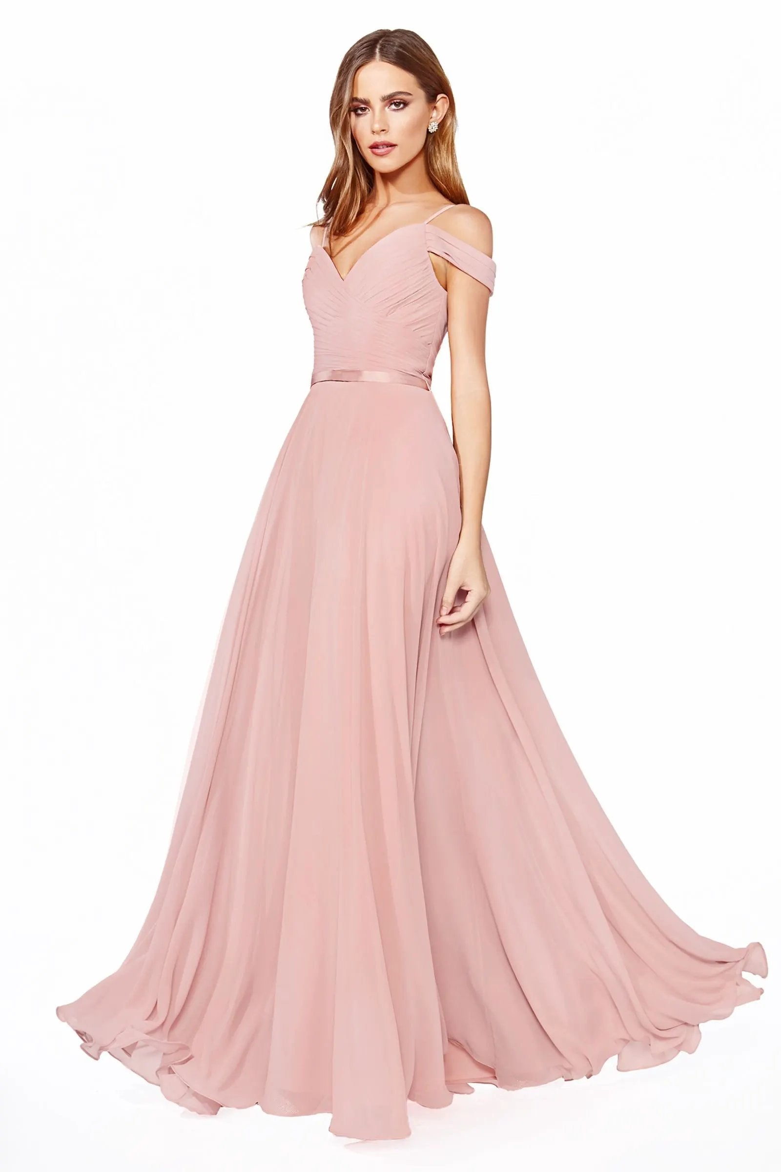 A-Line Chiffon Dress by Tux-USA
