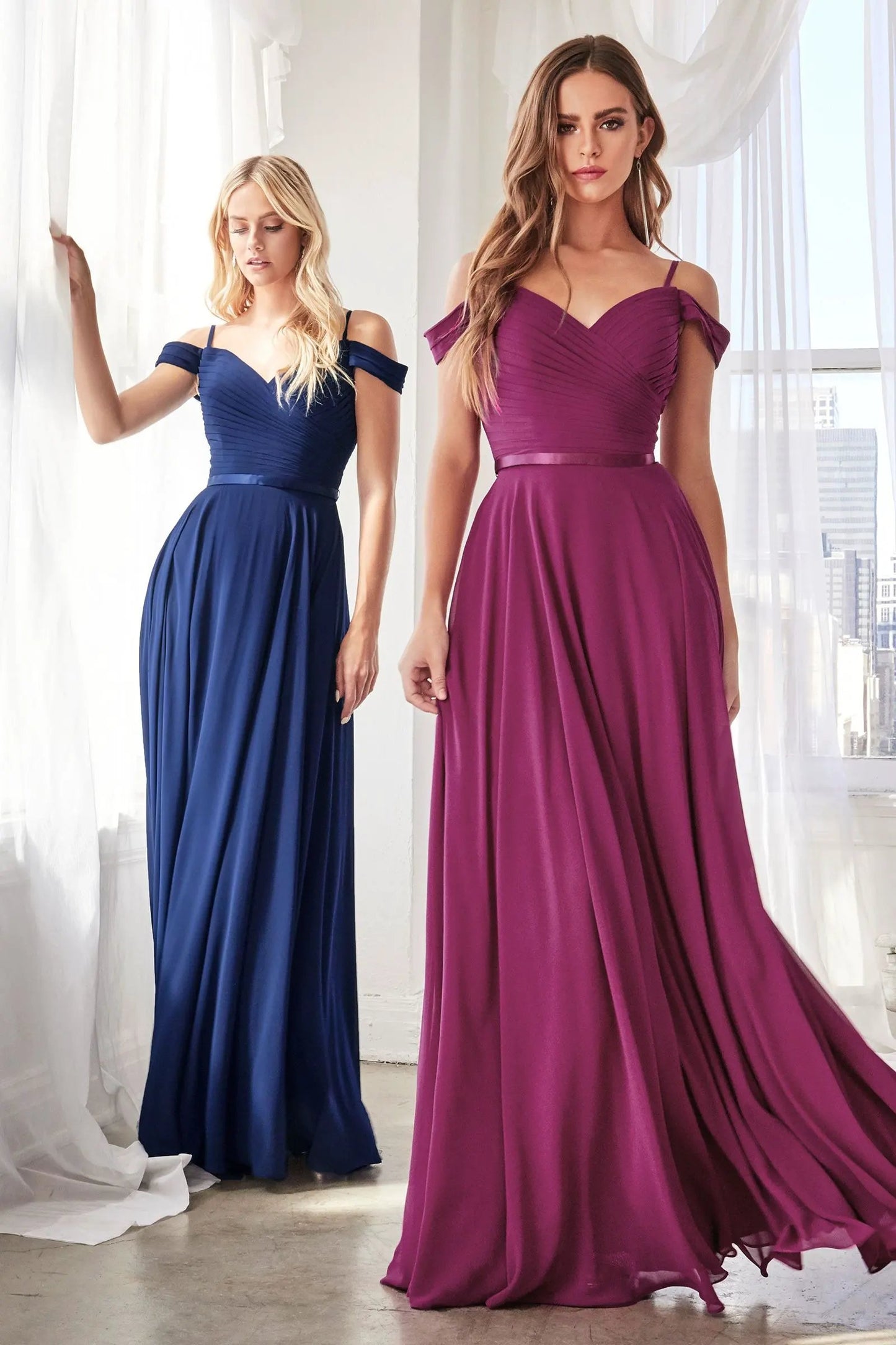 A-Line Chiffon Dress by Tux-USA