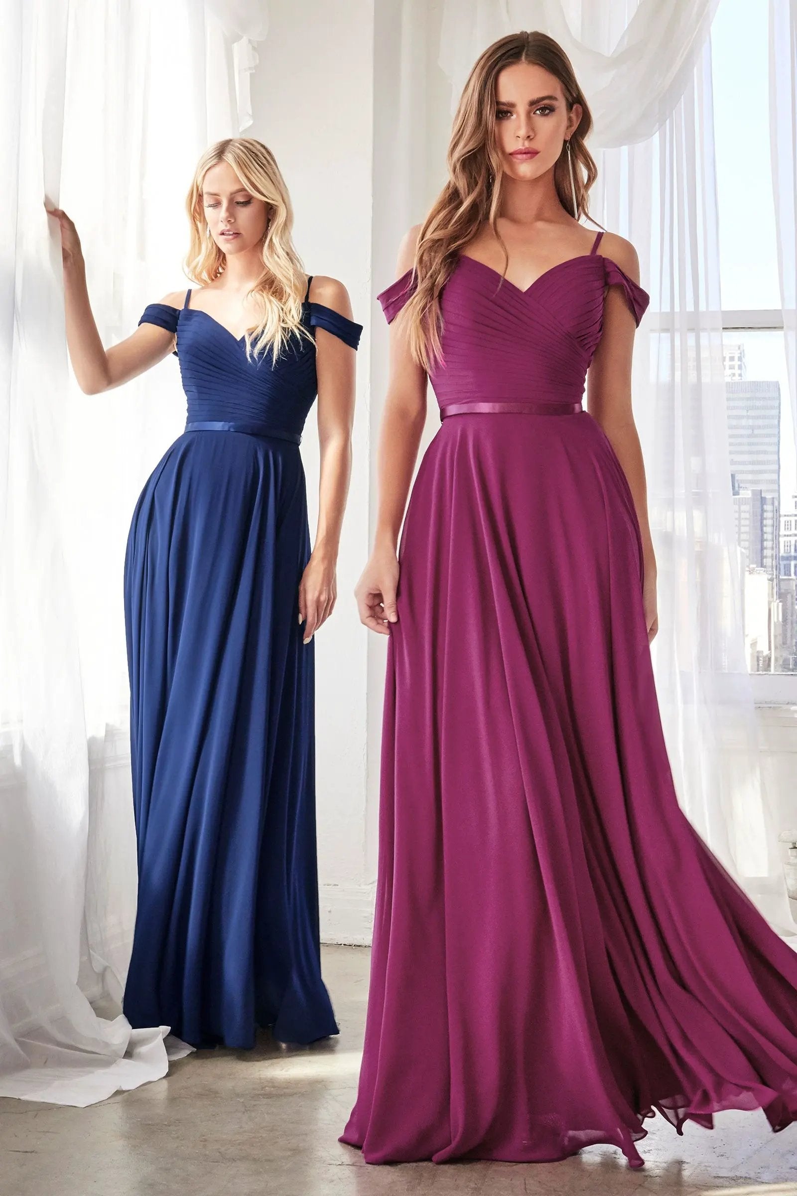 A-Line Chiffon Dress by Tux-USA